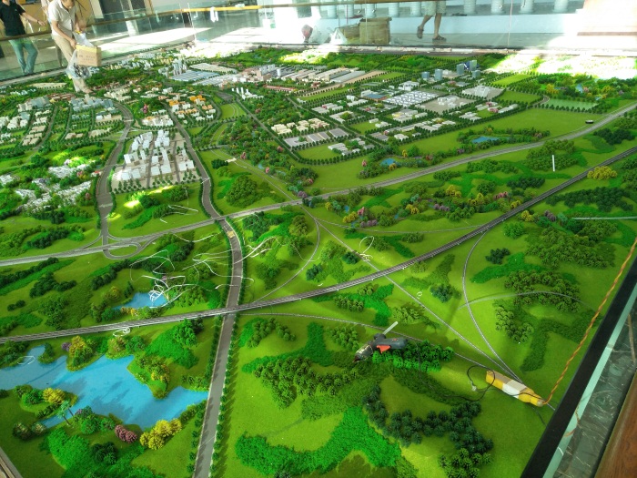 自貢市規(guī)劃模型展示